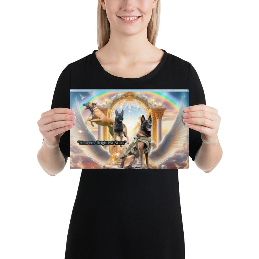 Belgian Malinios  Tribute Canvas