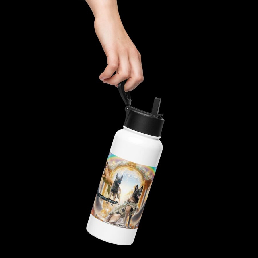 Belgian Mainiois  Tribute Stainless Steel tumbler with lid
