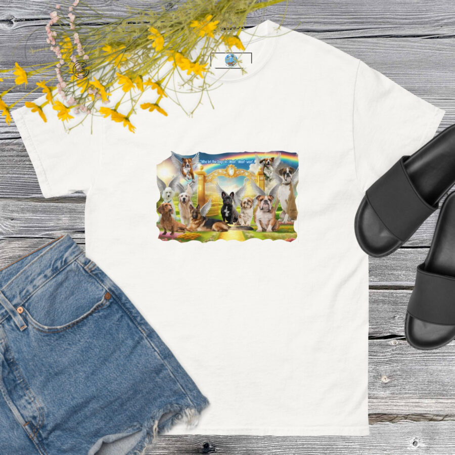 Who let the dog out .. Lol In T-shirt for Dog Tribute