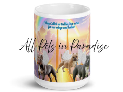 Bully Breed Tribute White glossy mug