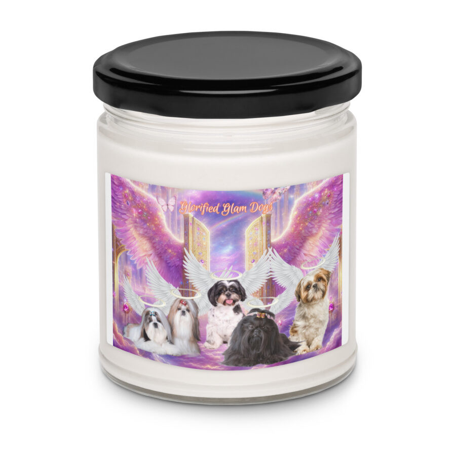 Shih Tzus  in Heaven " Glorified Glam, Dogs" 9.oz Scented soy candle - Image 26