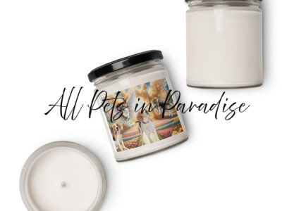 Beagles in Heaven  9.oz Scented soy candle