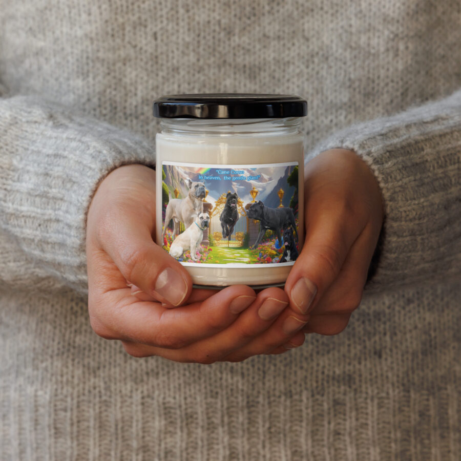 Cane Corso- " Cane Corso in heaven, the gentle giant'  9.ozScented soy candle - Image 2