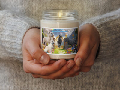 Cane Corso- " Cane Corso in heaven, the gentle giant'  9.ozScented soy candle