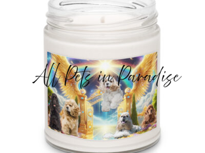 Cocker Spaniels in Heaven -9.ozScented soy candle