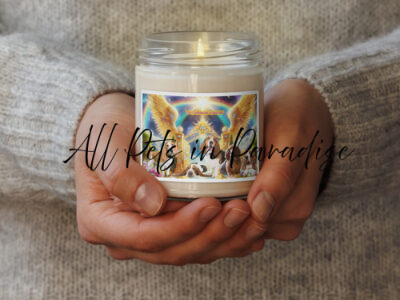 Hound Dogs in Heaven " Ain't Nothing But a Cloud Dog" 9.oz Scented soy candle