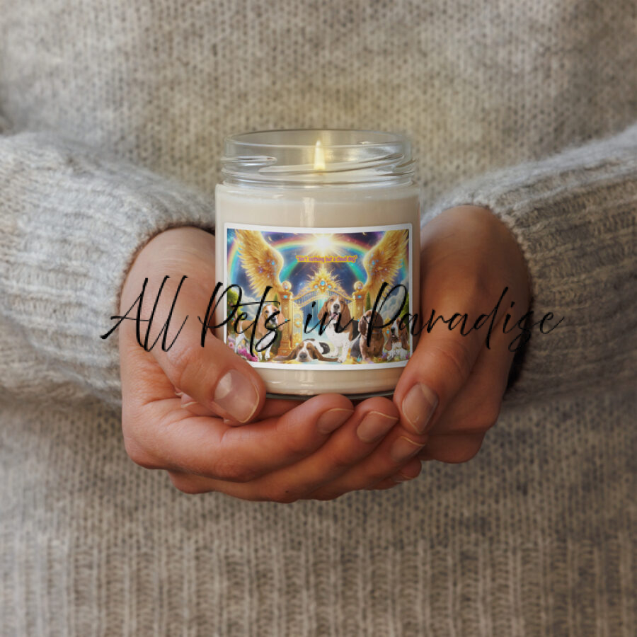 Hound Dogs in Heaven " Ain't Nothing But a Cloud Dog" 9.oz Scented soy candle