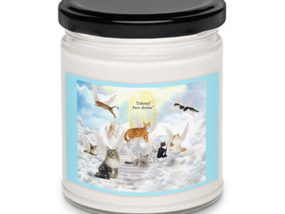 All Cats in heaven" Celestial Purrr-fection" 9.oz Scented soy candle