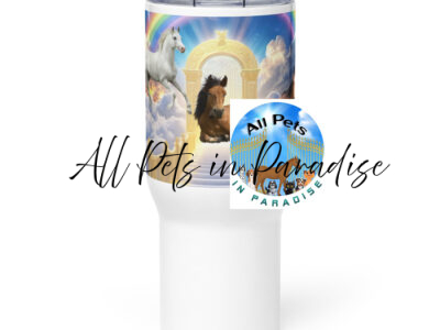 " Horses in Heaven" Travel mug with a handle
