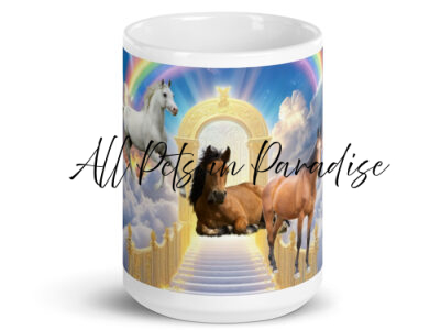 Horses in Heaven 15.oz White glossy mug