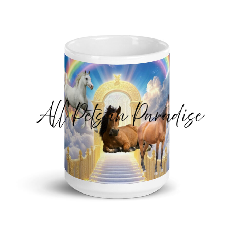 Horses in Heaven 15.oz White glossy mug